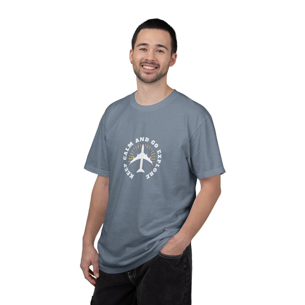 Travel 'Good Vibes' T-Shirt — Soft White Graphic Tee