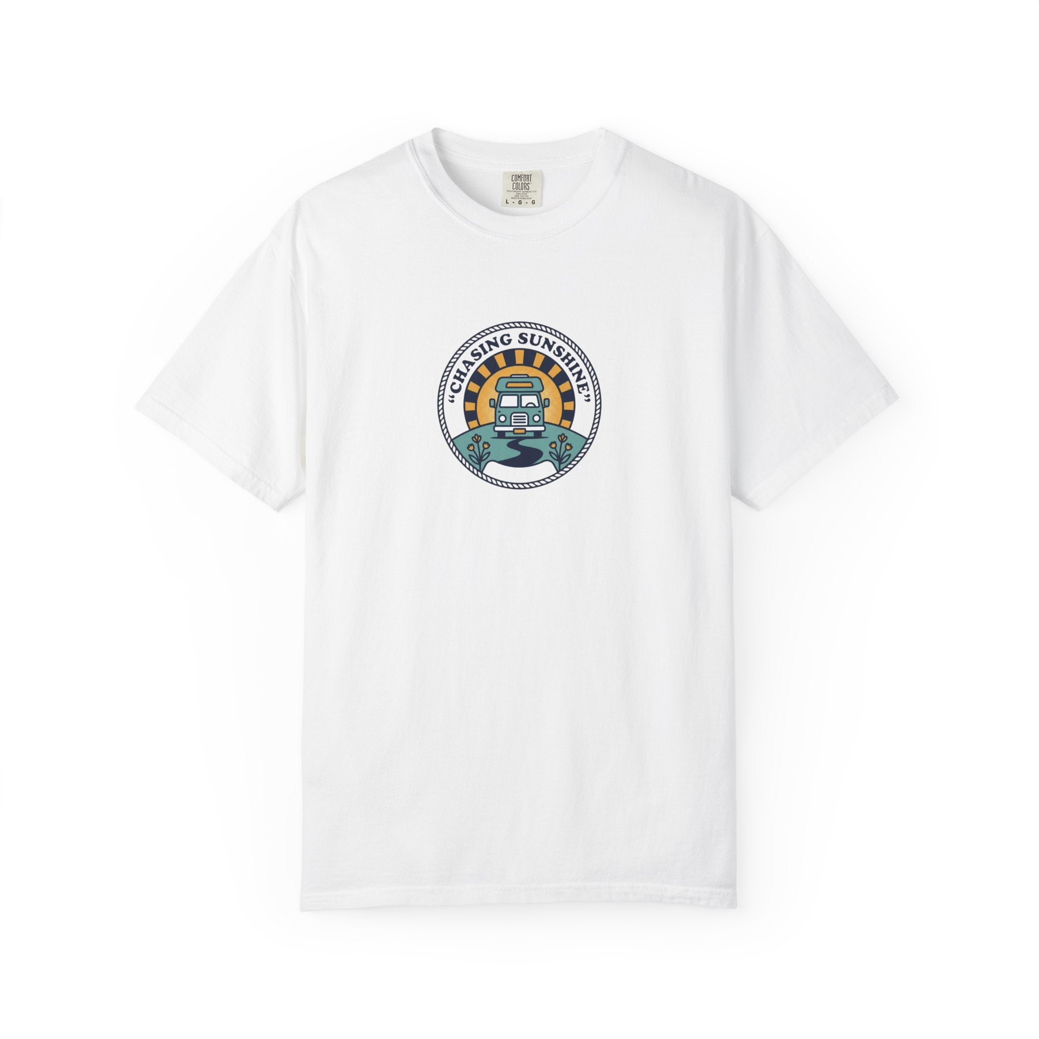 Camping Sunrise T-Shirt – Vintage Camper Van Graphic