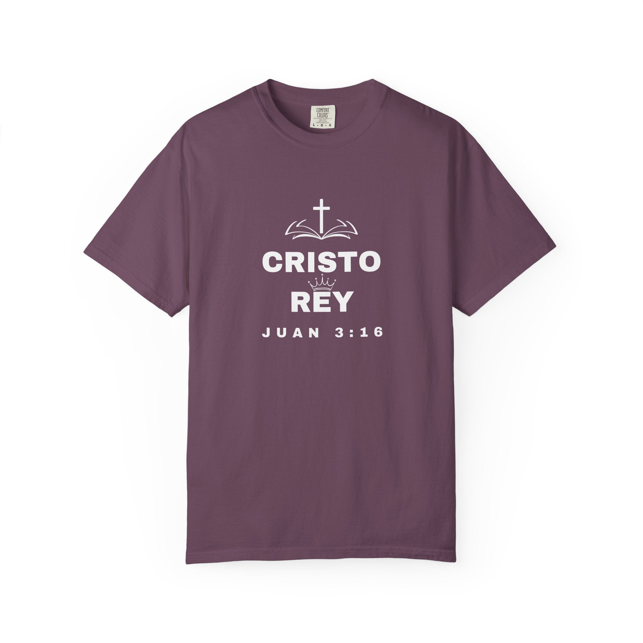 Cristo Rey Juan 3:16 T-Shirt — Christian Faith Tee