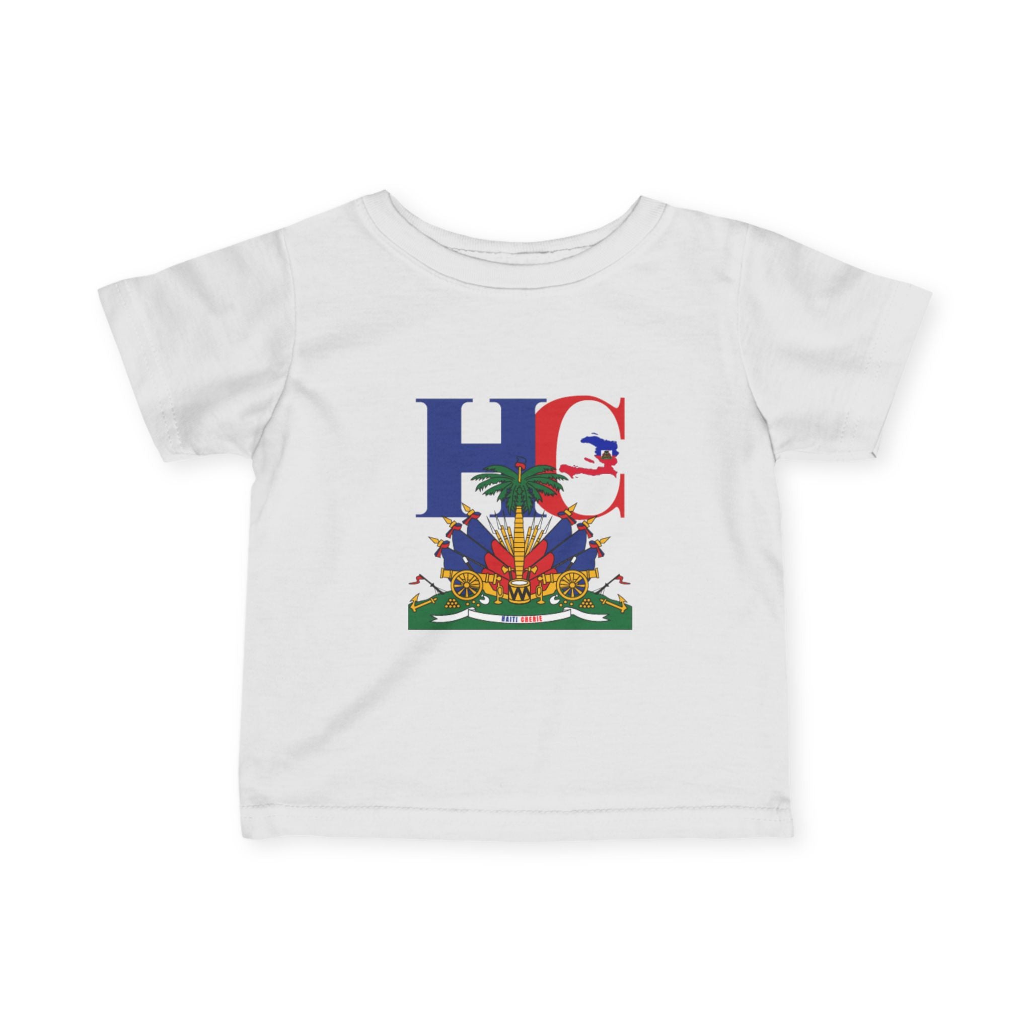 Haiti Coat of Arms Infant Tee — HC Logo Baby Shirt
