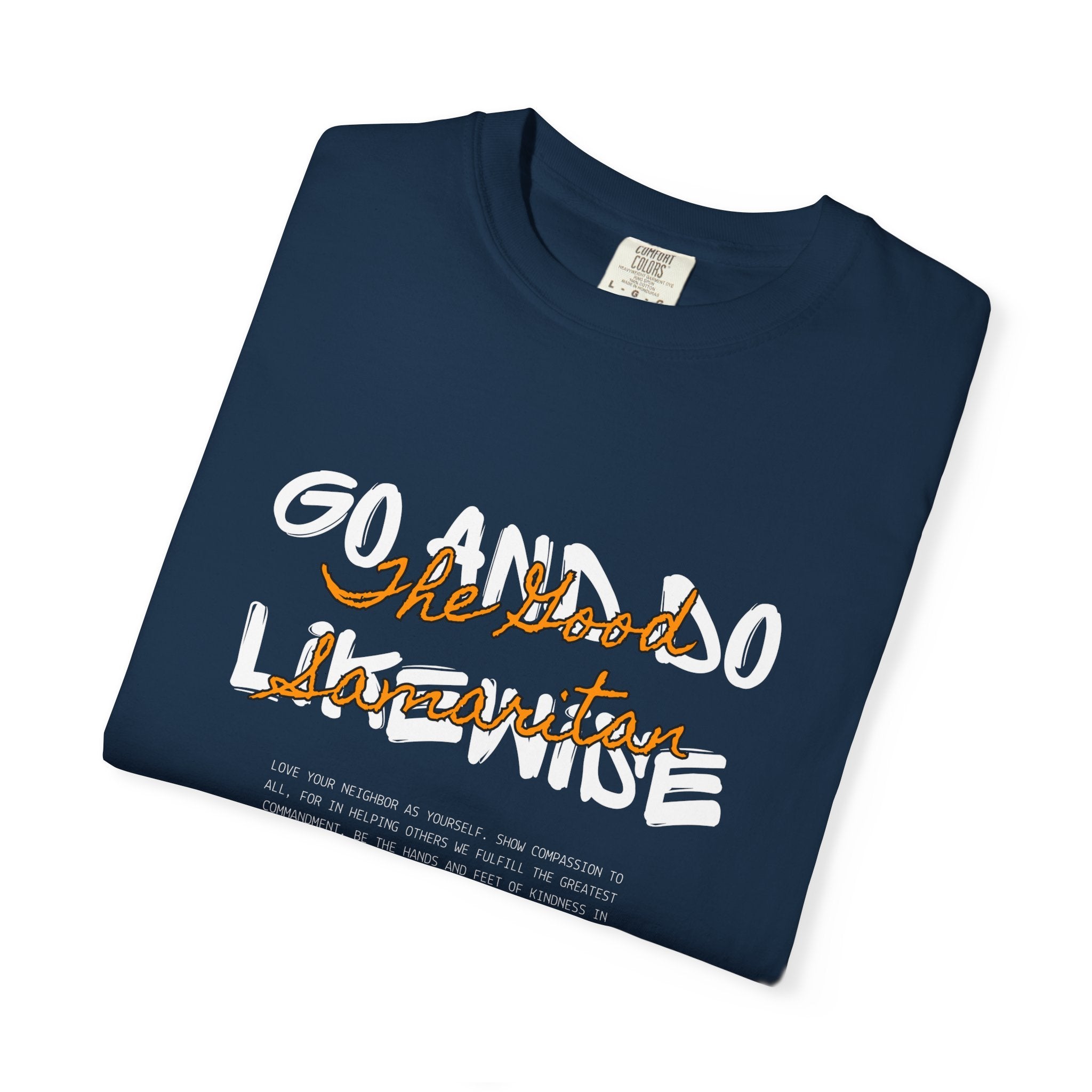The Good Samaritan T-Shirt — Vintage Script Christian Tee
