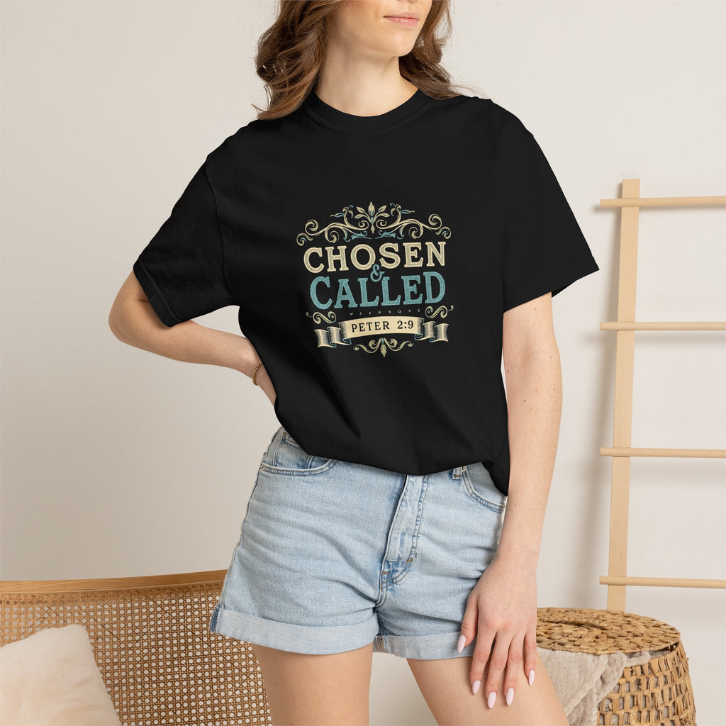 Chosen & Called Christian T-Shirt — Inspirational Faith Graphic Tee