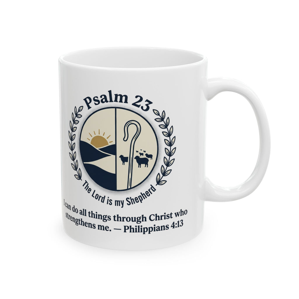 Christian Faith Coffee Mug – “I Can Do All Things” Philippians 4:13 Ceramic Mug