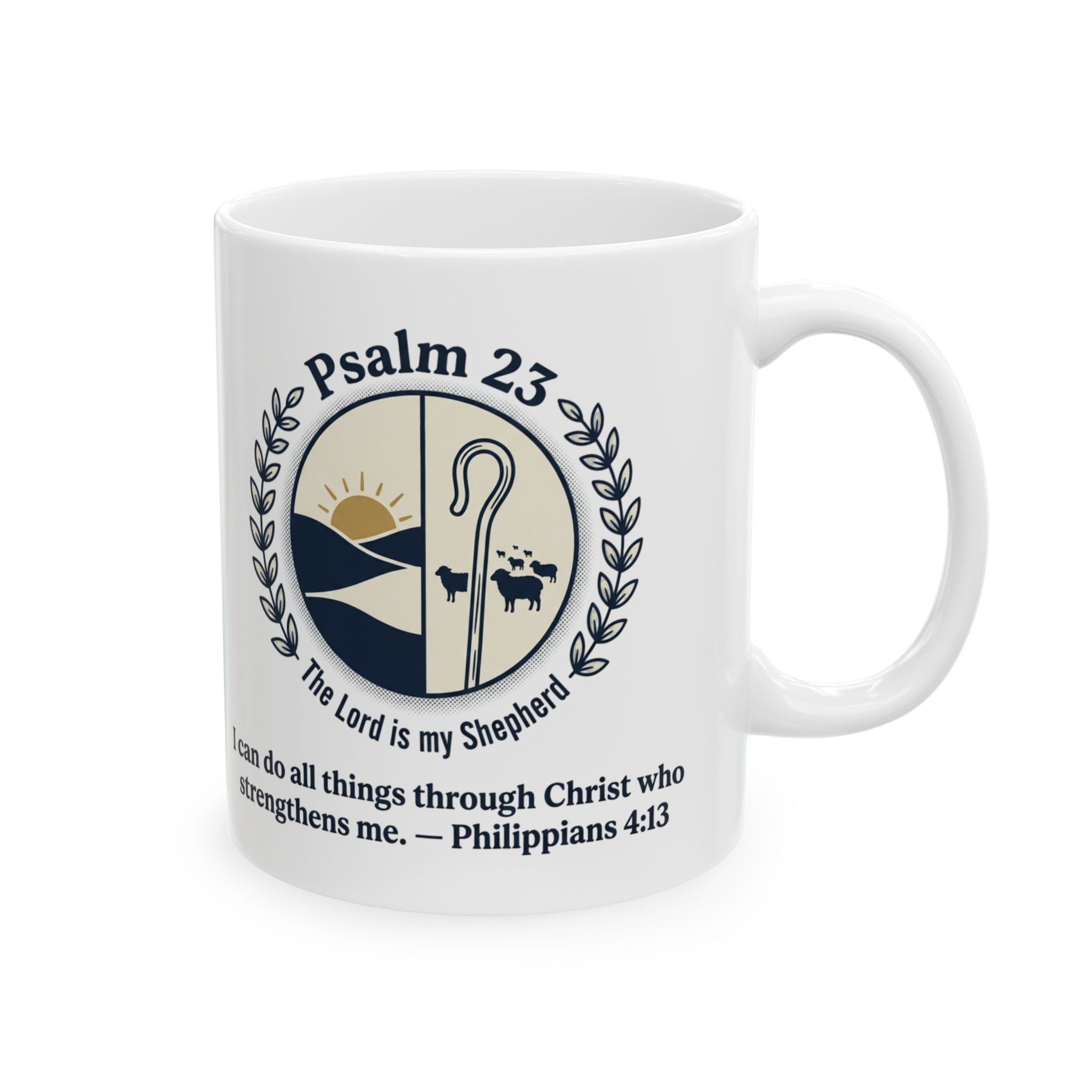 Christian Faith Coffee Mug – “I Can Do All Things” Philippians 4:13 Ceramic Mug