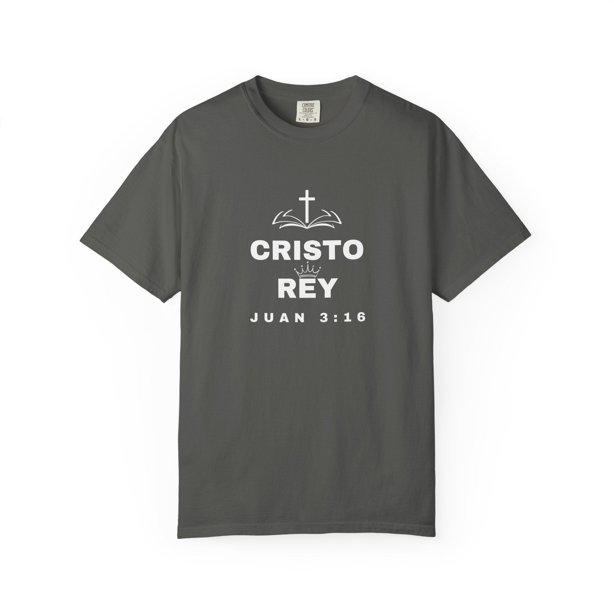 Cristo Rey Juan 3:16 T-Shirt — Christian Faith Tee