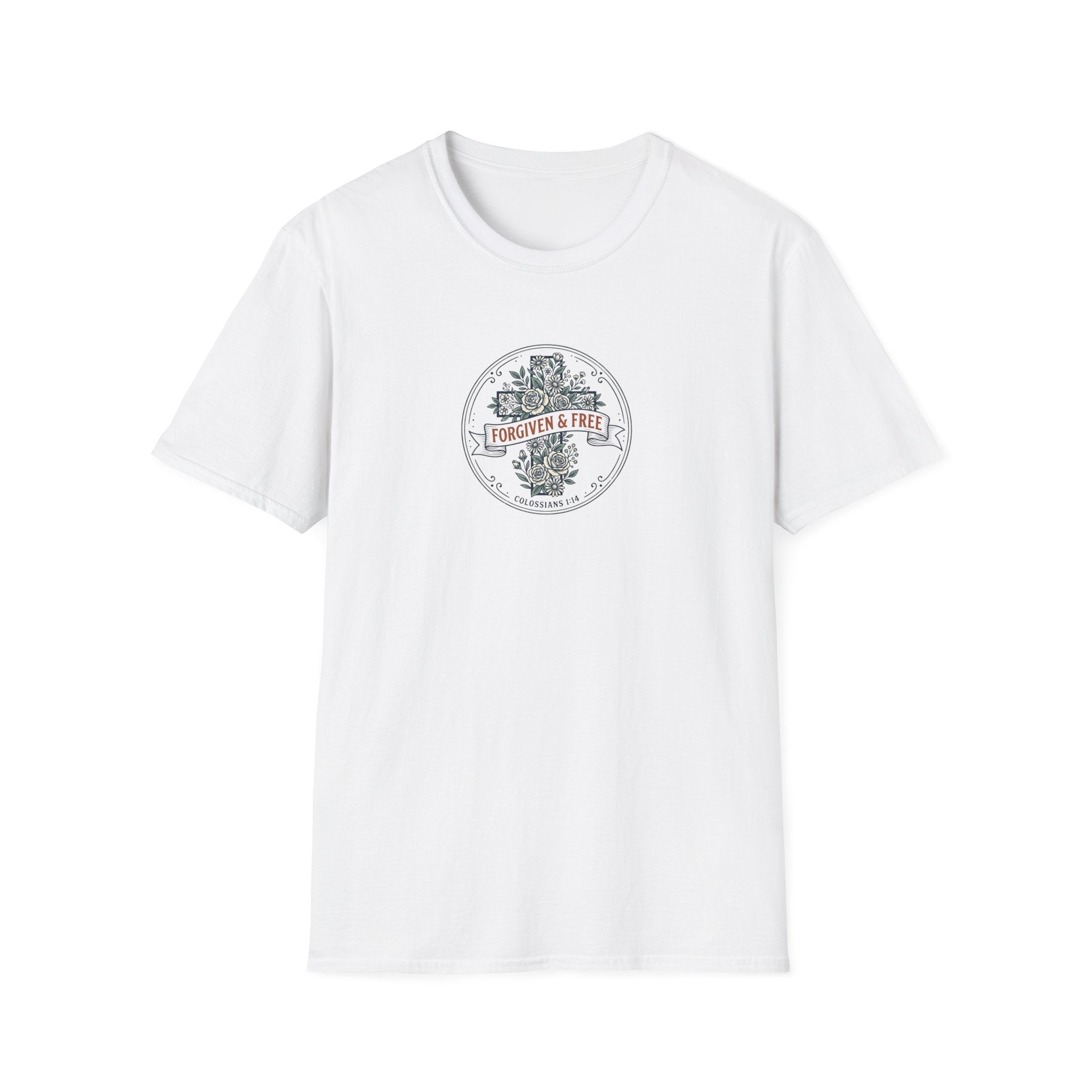 T-Shirt — 'Sun, Garden & Freedom' Vintage Botanical Graphic Tee