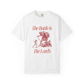 Christian Graphic T-Shirt — "The Battle is The Lord's" Vintage Faith Tee