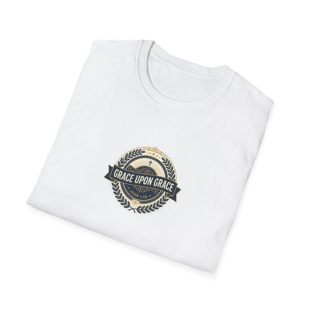 Grace Upon Grace T-Shirt — Vintage Faith Christian Tee