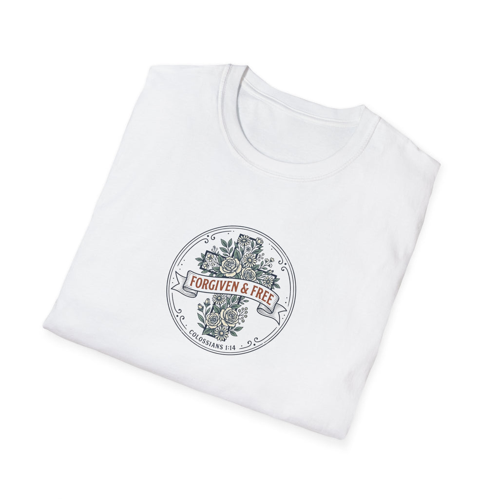 T-Shirt — 'Sun, Garden & Freedom' Vintage Botanical Graphic Tee
