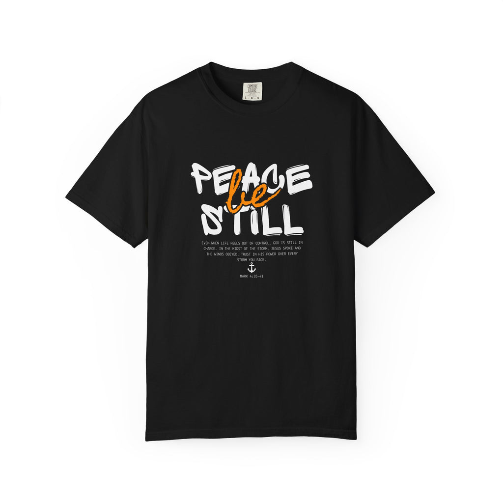 Be Script Tee — Minimalist 'be' Embroidered White T-Shirt