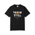 Be Script Tee — Minimalist 'be' Embroidered White T-Shirt