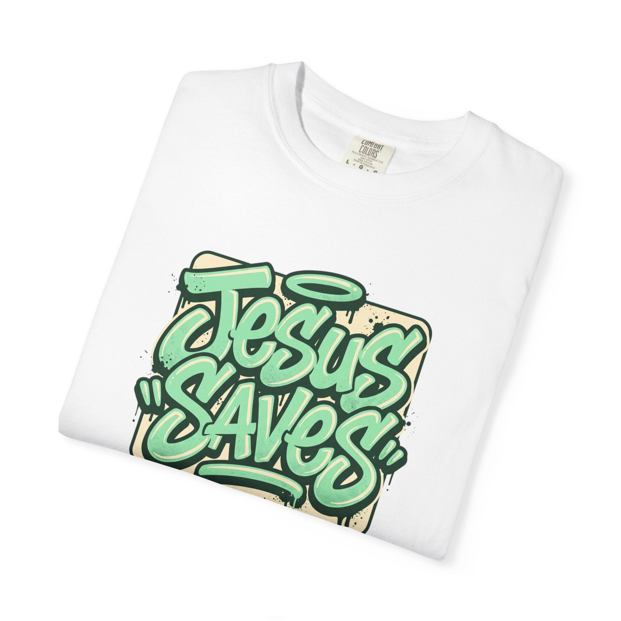 Jesus Saves Graffiti T-Shirt