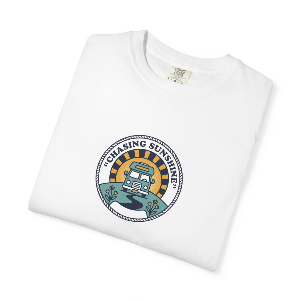 Camping Sunrise T-Shirt – Vintage Camper Van Graphic