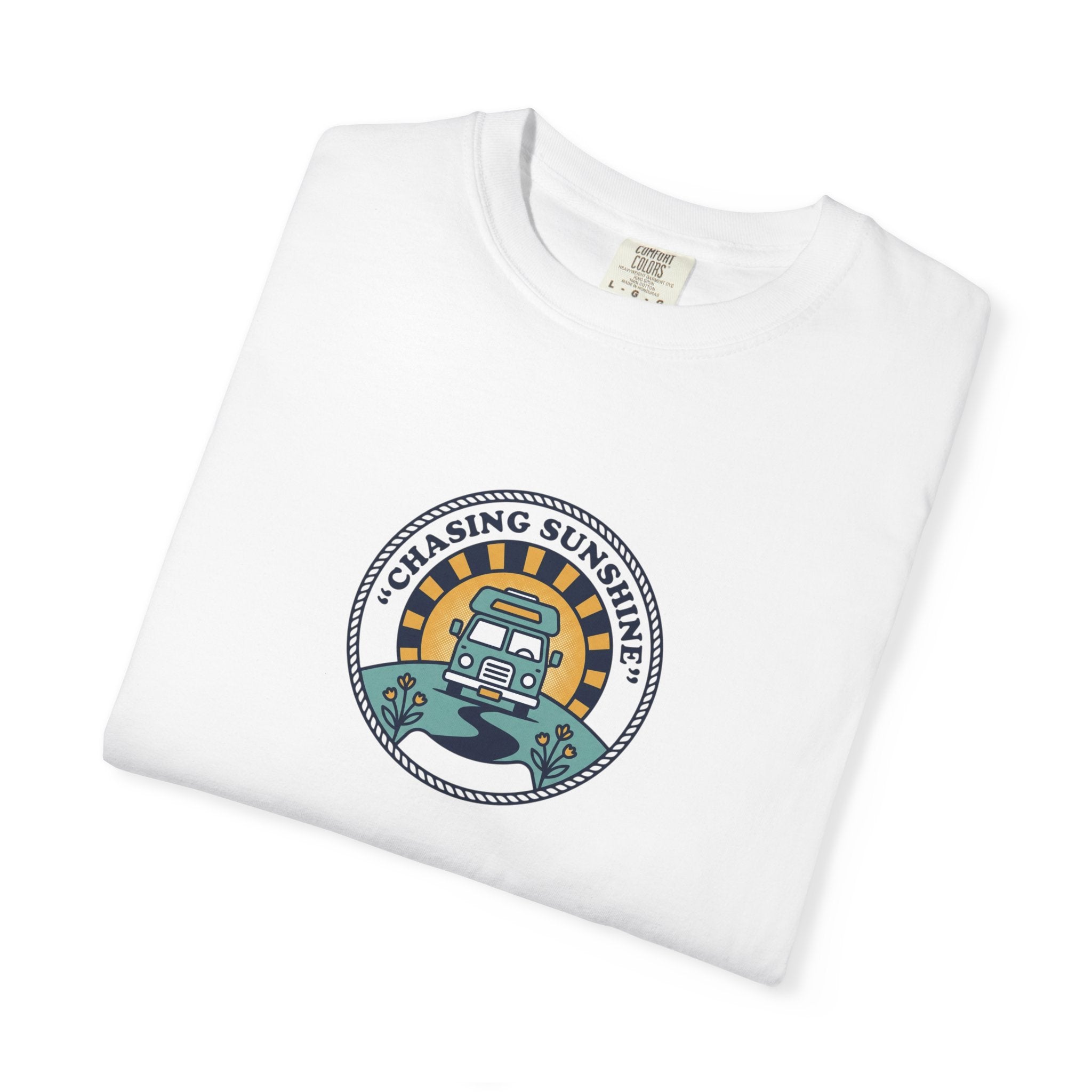 Camping Sunrise T-Shirt – Vintage Camper Van Graphic