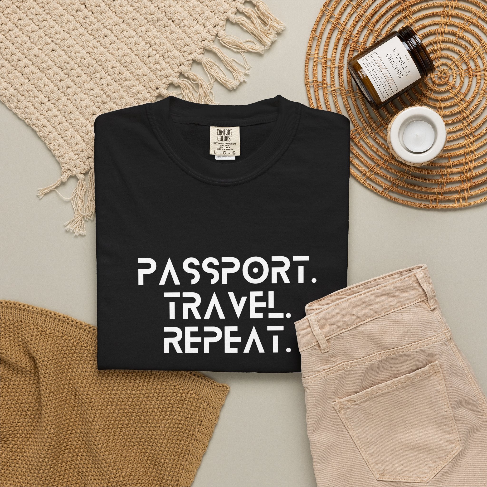 Passport Travel Repeat T-Shirt