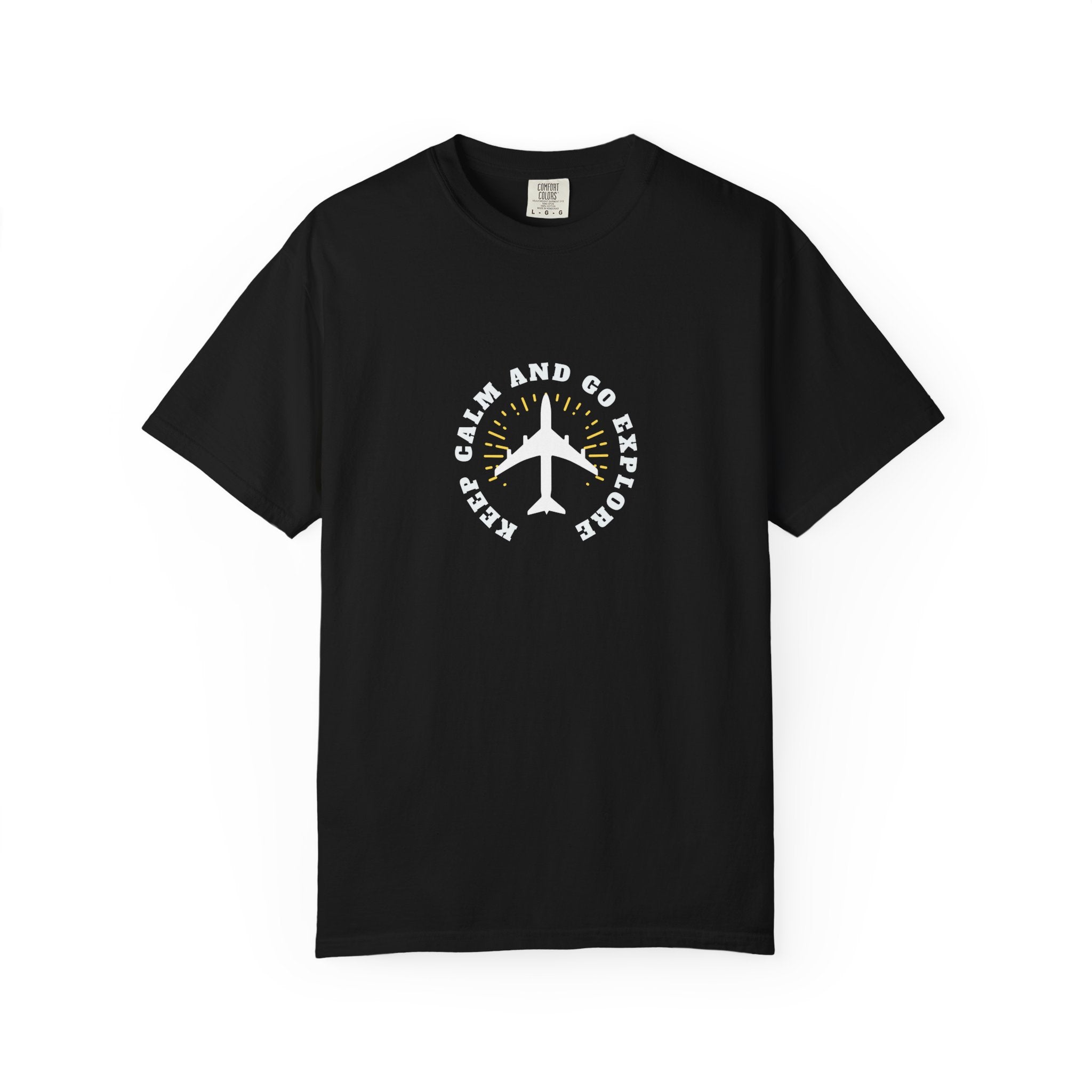 Travel 'Good Vibes' T-Shirt — Soft White Graphic Tee