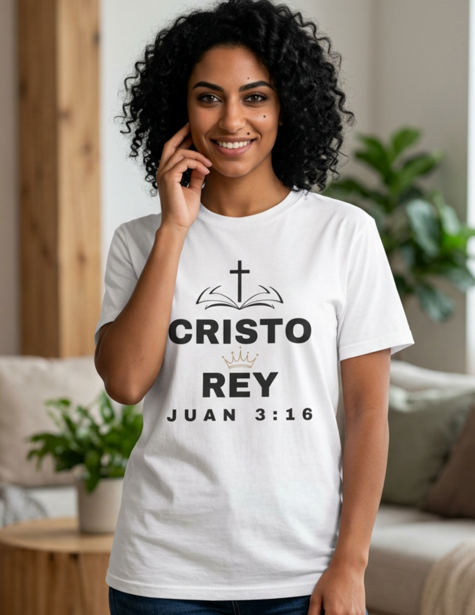 Christian Unisex T-shirt - Cristo Rey