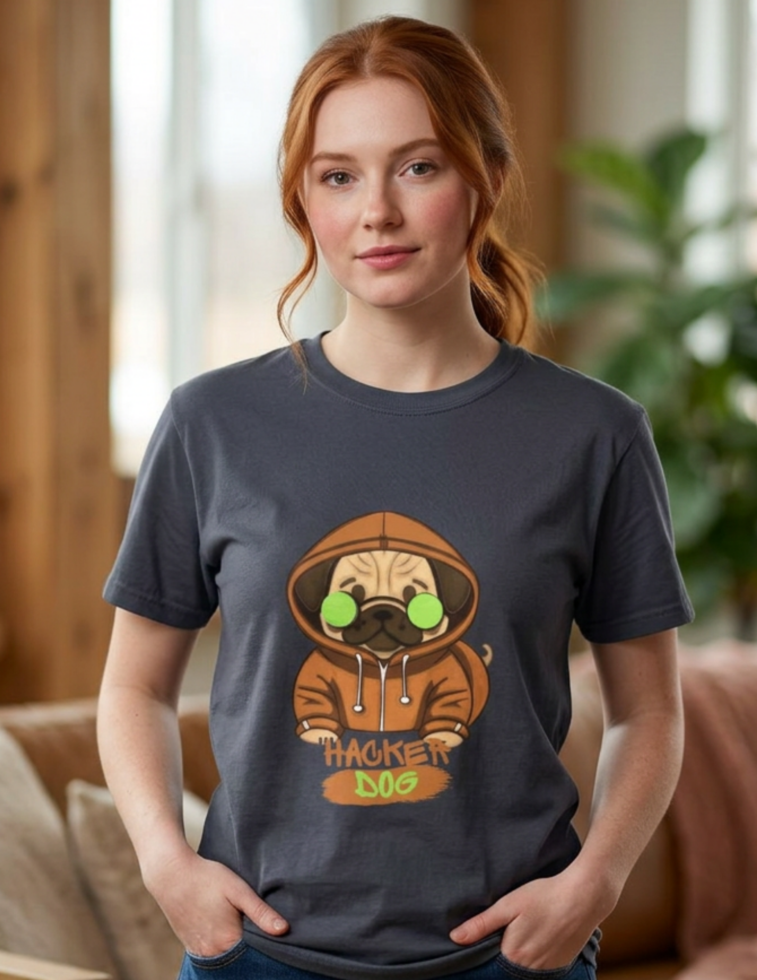 Hacker Dog T-shirt