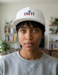 Embroidered Haiti Flat Bill Cap
