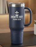 Cristo Rey Juan 3:16 40oz Insulated Travel Mug