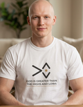 Christian Faith T-Shirt — "God Is Greater Than The Highs And Lows" Tee