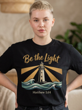 Be the Light Lighthouse T-Shirt — Matthew 5:14 Christian Faith Tee