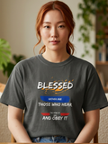 Blessed Are Those Who Help T-Shirt — Inspirational Christian Tee