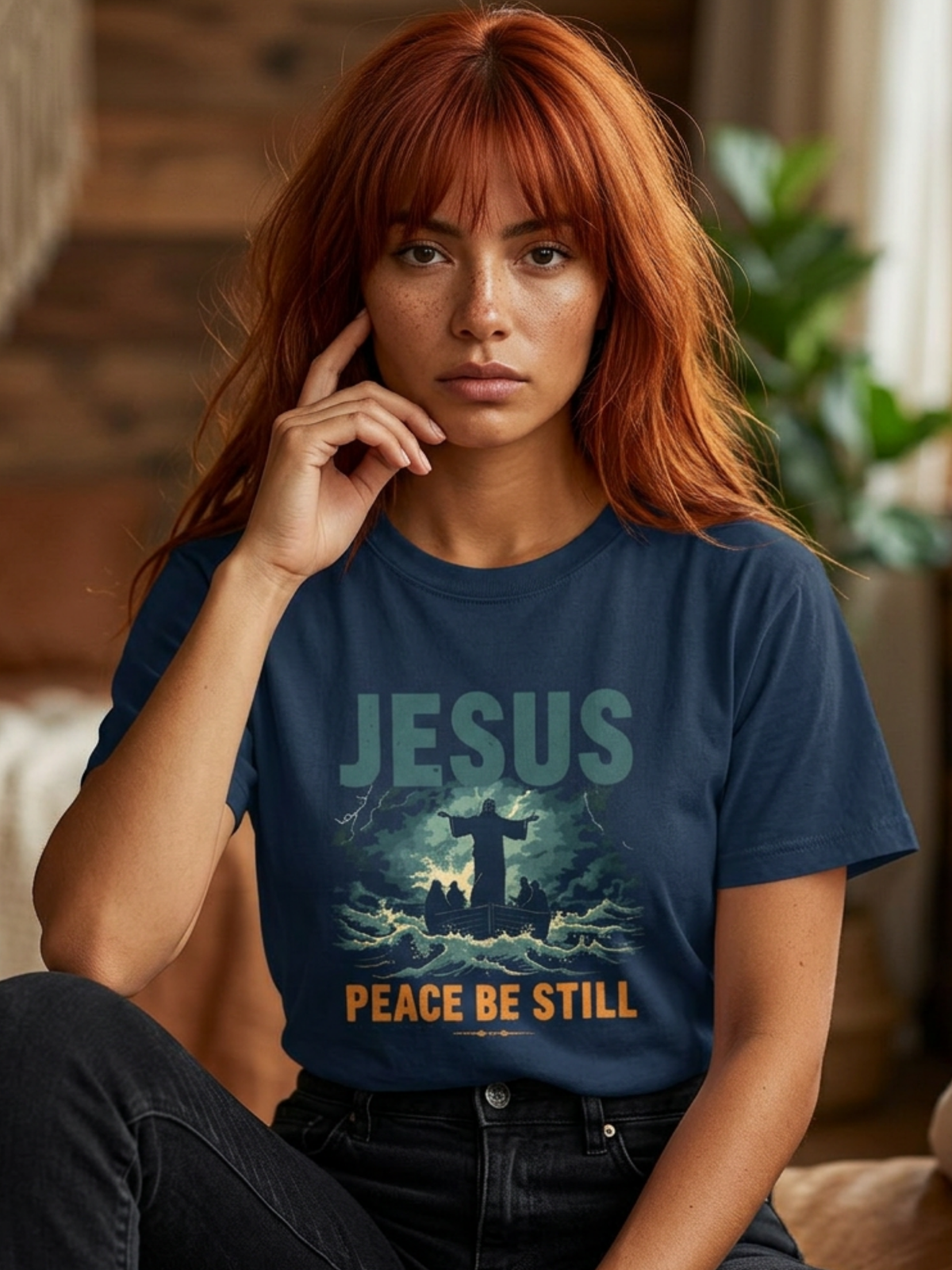 Jesus "Peace Be Still" T-Shirt — Christian Faith