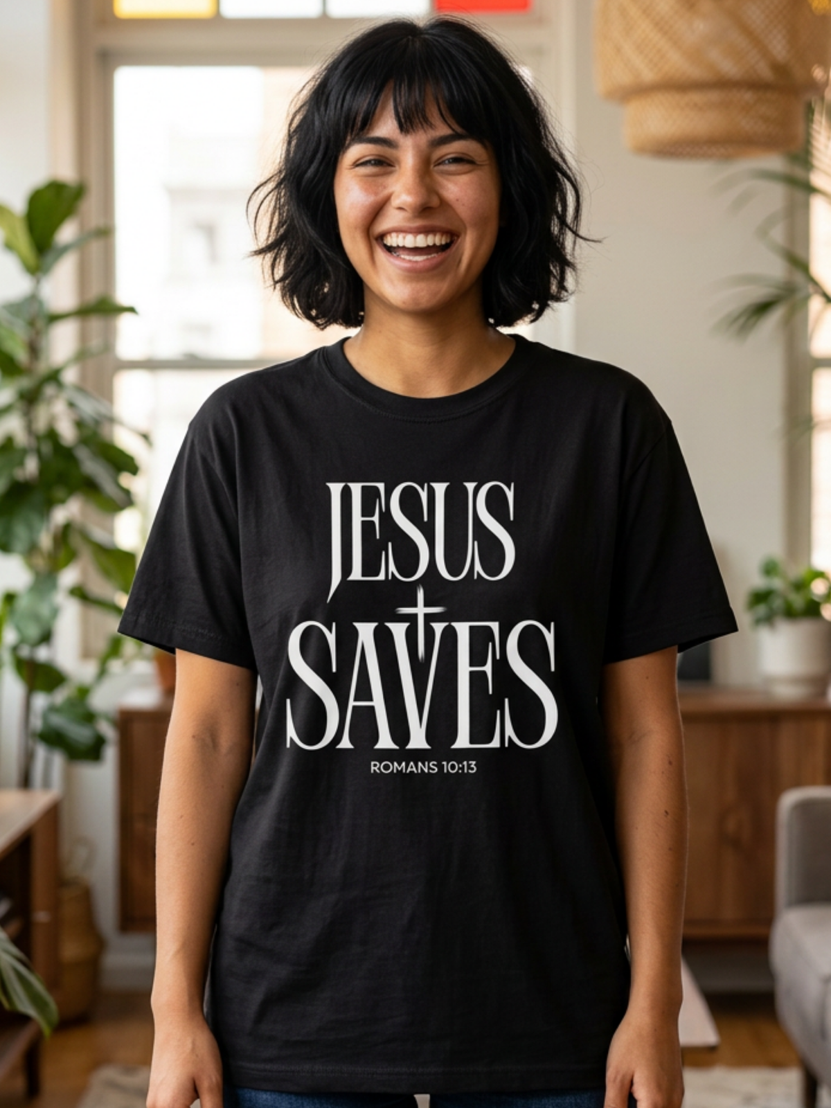 Jesus Saves T-Shirt (Romans 10:13)