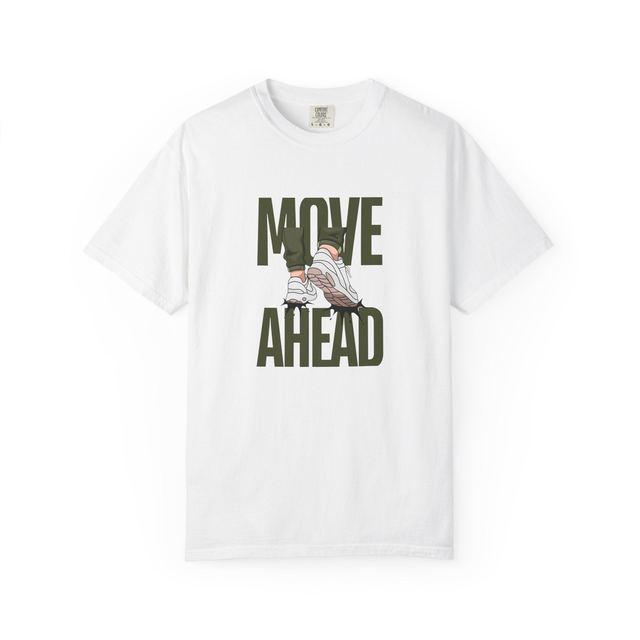 Move Ahead sneakers graphic T-Shirt | motivational running