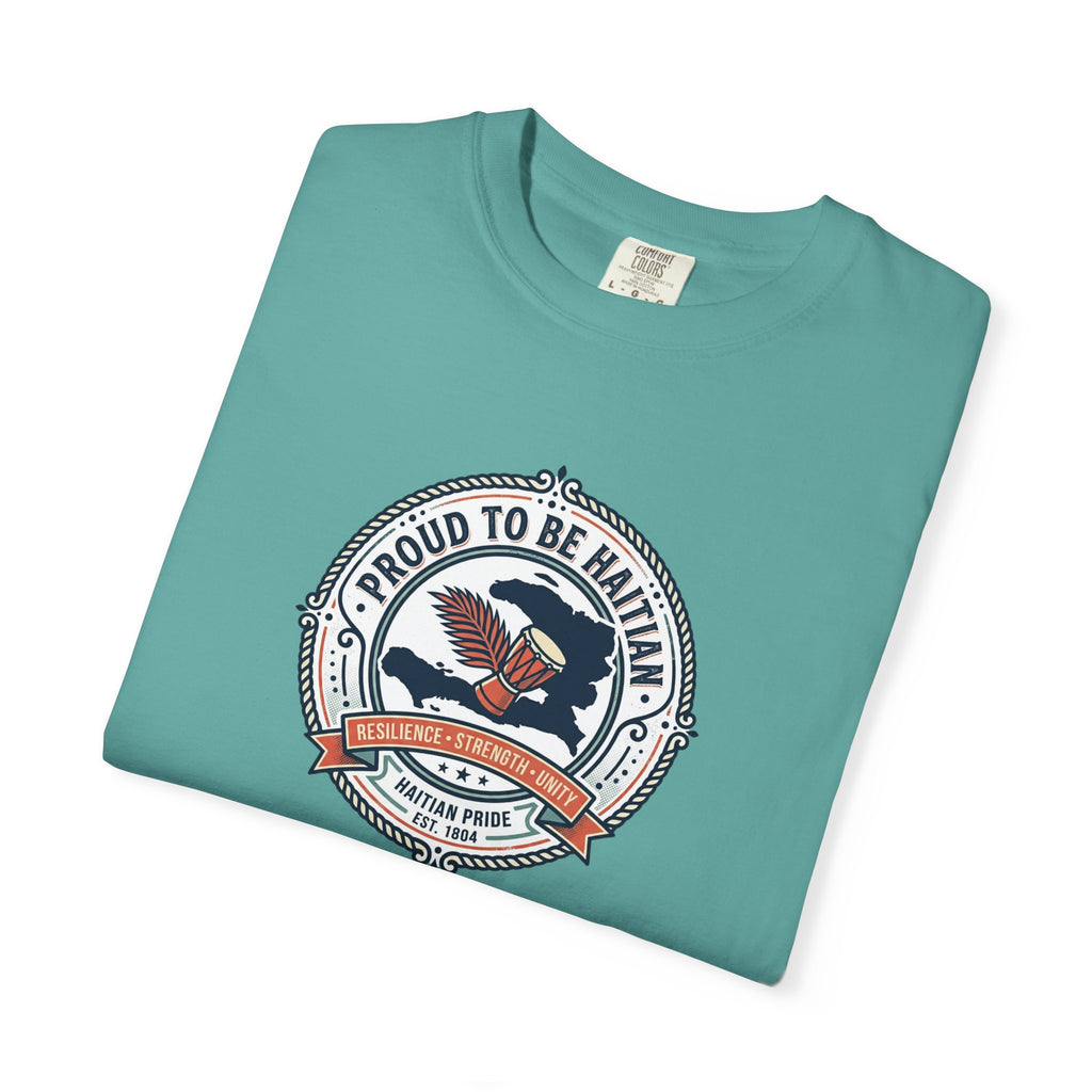 Proud to Be Haitian Eagle Graphic T-Shirt