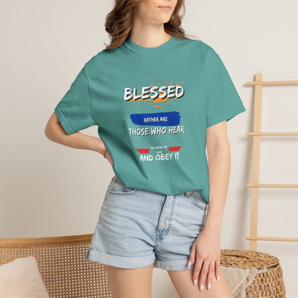 Blessed Are Those Who Help T-Shirt — Inspirational Christian Tee