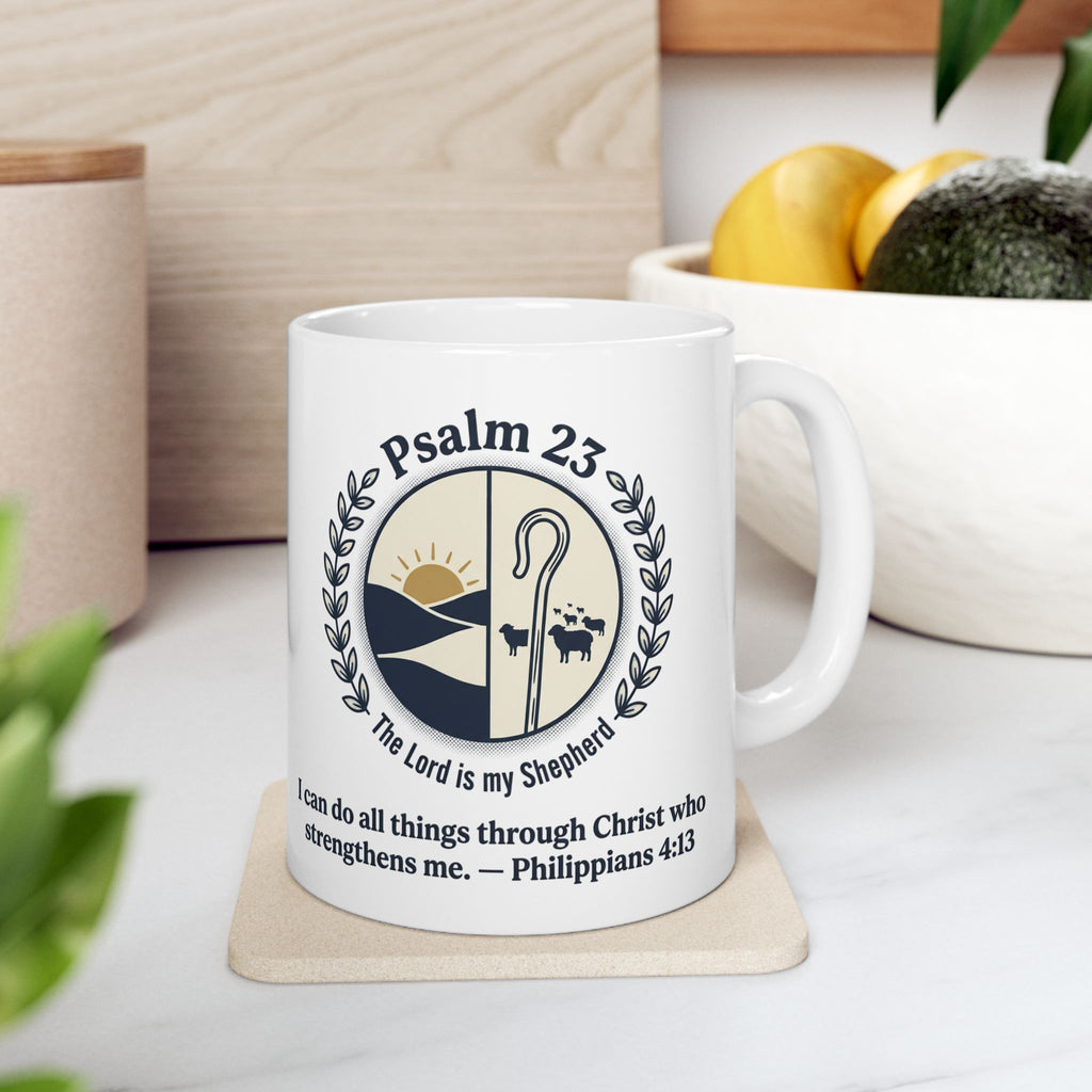 Christian Faith Coffee Mug – “I Can Do All Things” Philippians 4:13 Ceramic Mug