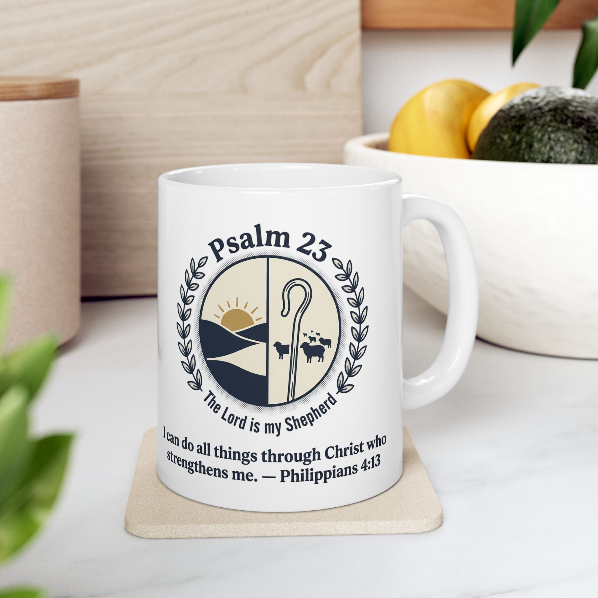Christian Faith Coffee Mug – “I Can Do All Things” Philippians 4:13 Ceramic Mug