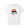 Wander Often Wonder Always T-Shirt – Sunset Mountain Adventure Tee