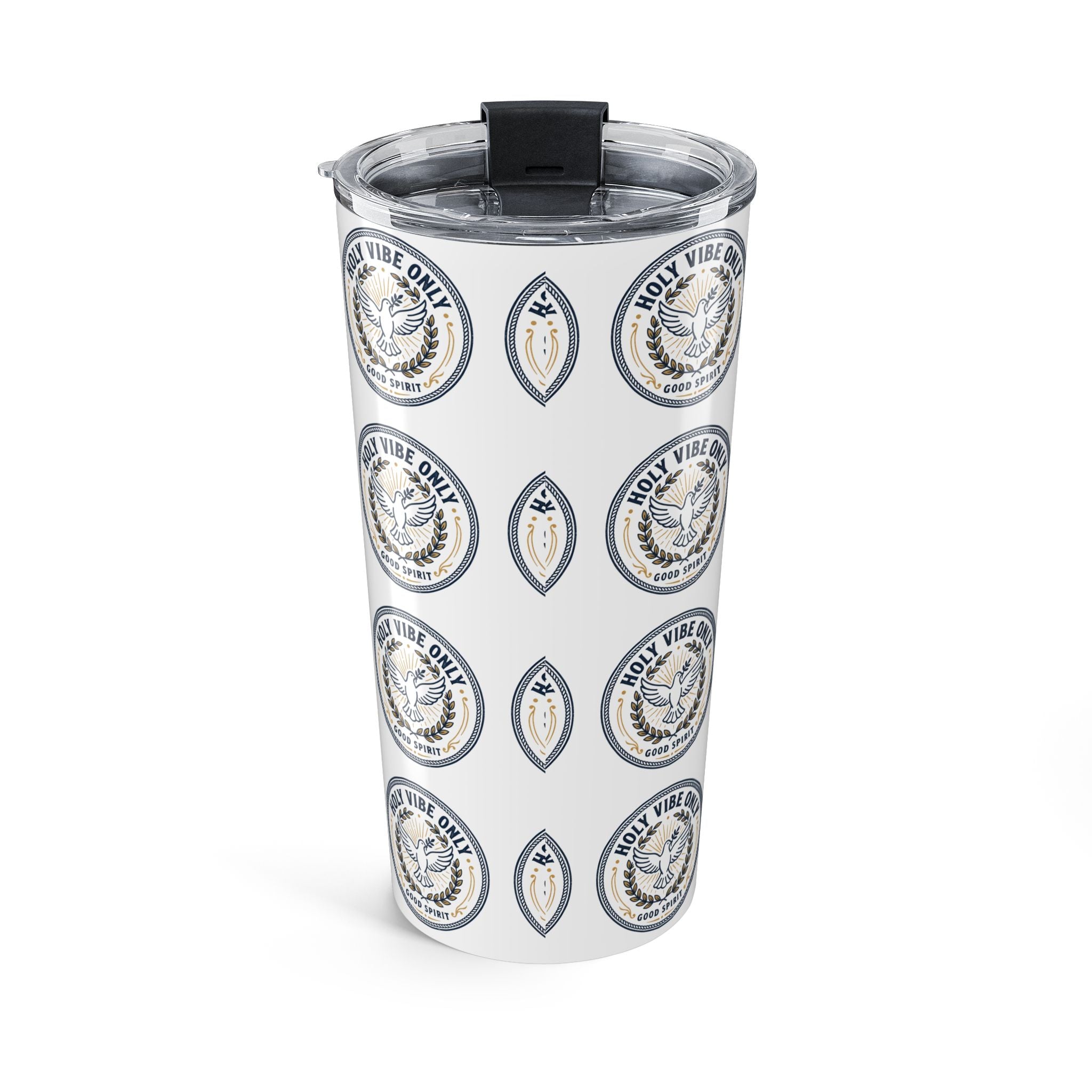 20oz "Holy Vibe Only" Insulated Tumbler — Inspirational Spiritual Travel Cup