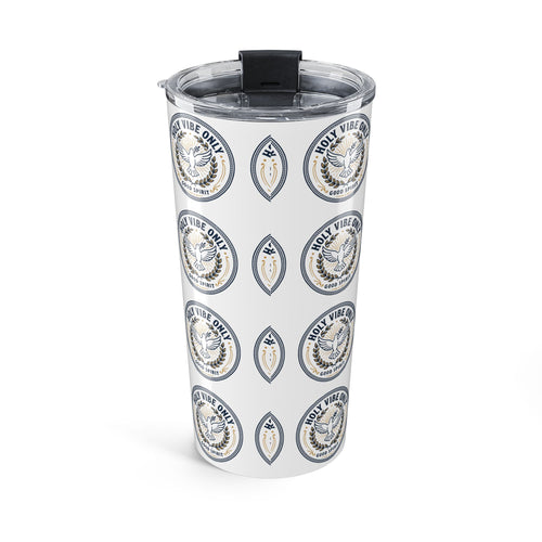 20oz "Holy Vibe Only" Insulated Tumbler — Inspirational Spiritual Travel Cup