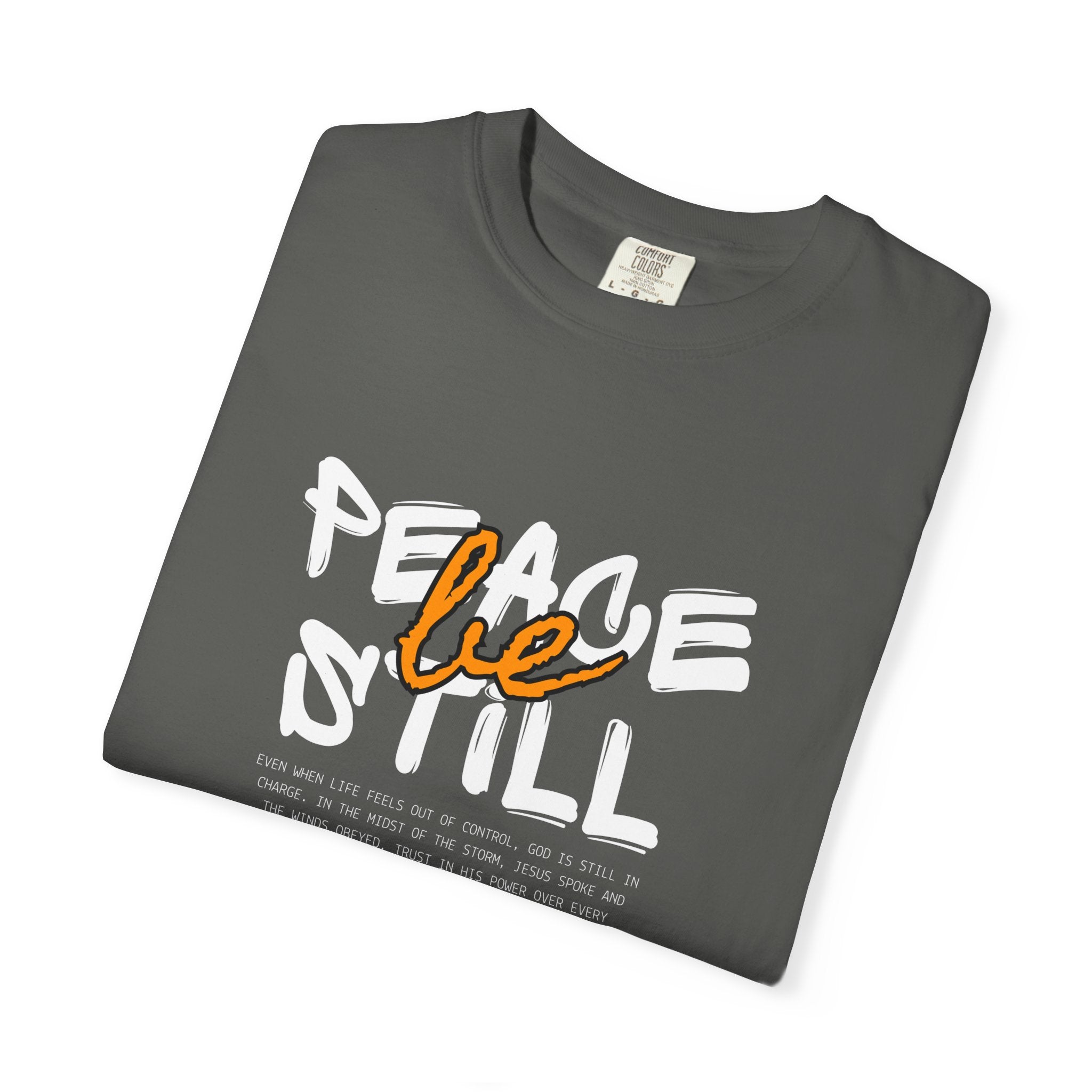 Be Script Tee — Minimalist 'be' Embroidered White T-Shirt