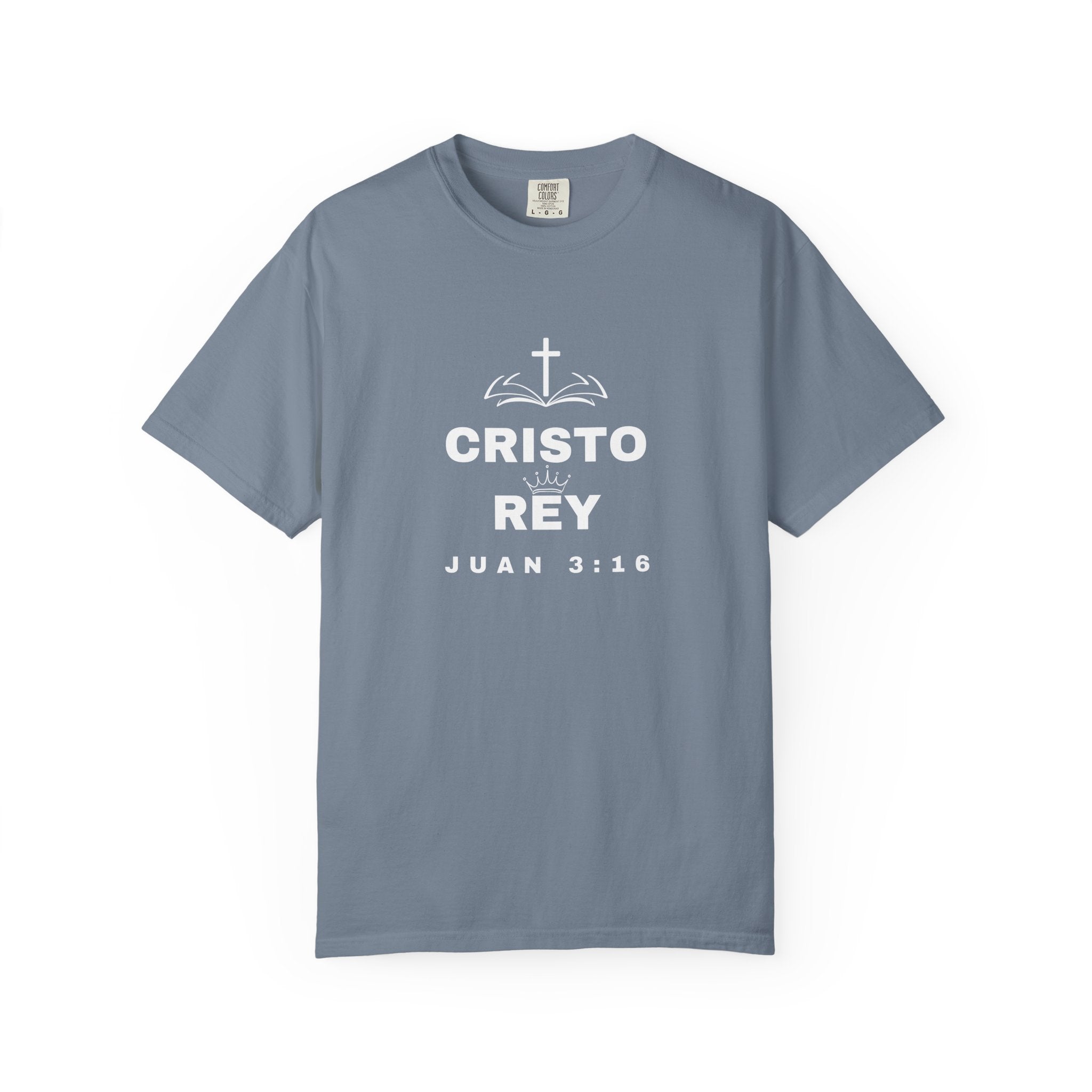 Cristo Rey Juan 3:16 T-Shirt — Christian Faith Tee