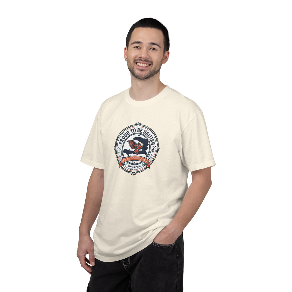 Proud to Be Haitian Eagle Graphic T-Shirt