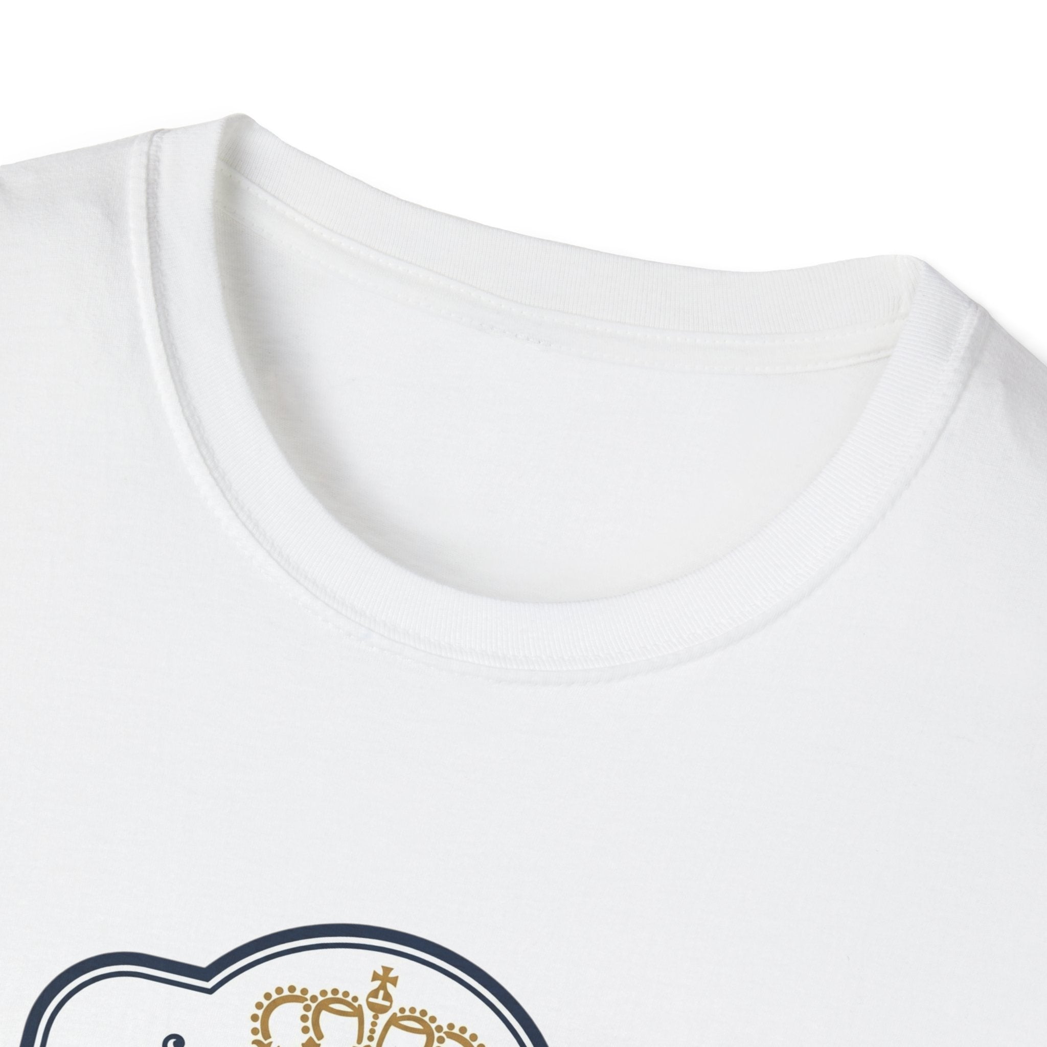 T-Shirt — "Jesus Is King" Crown Christian Faith Tee