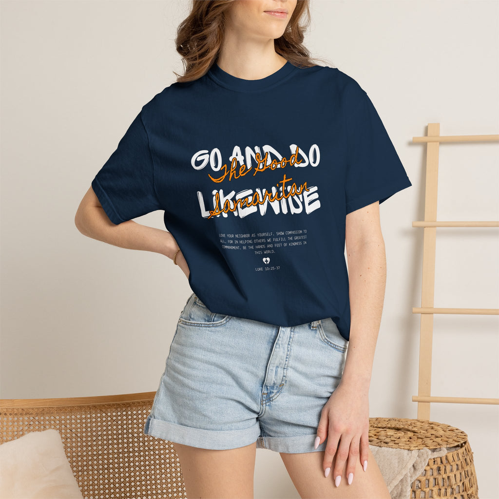 The Good Samaritan T-Shirt — Vintage Script Christian Tee