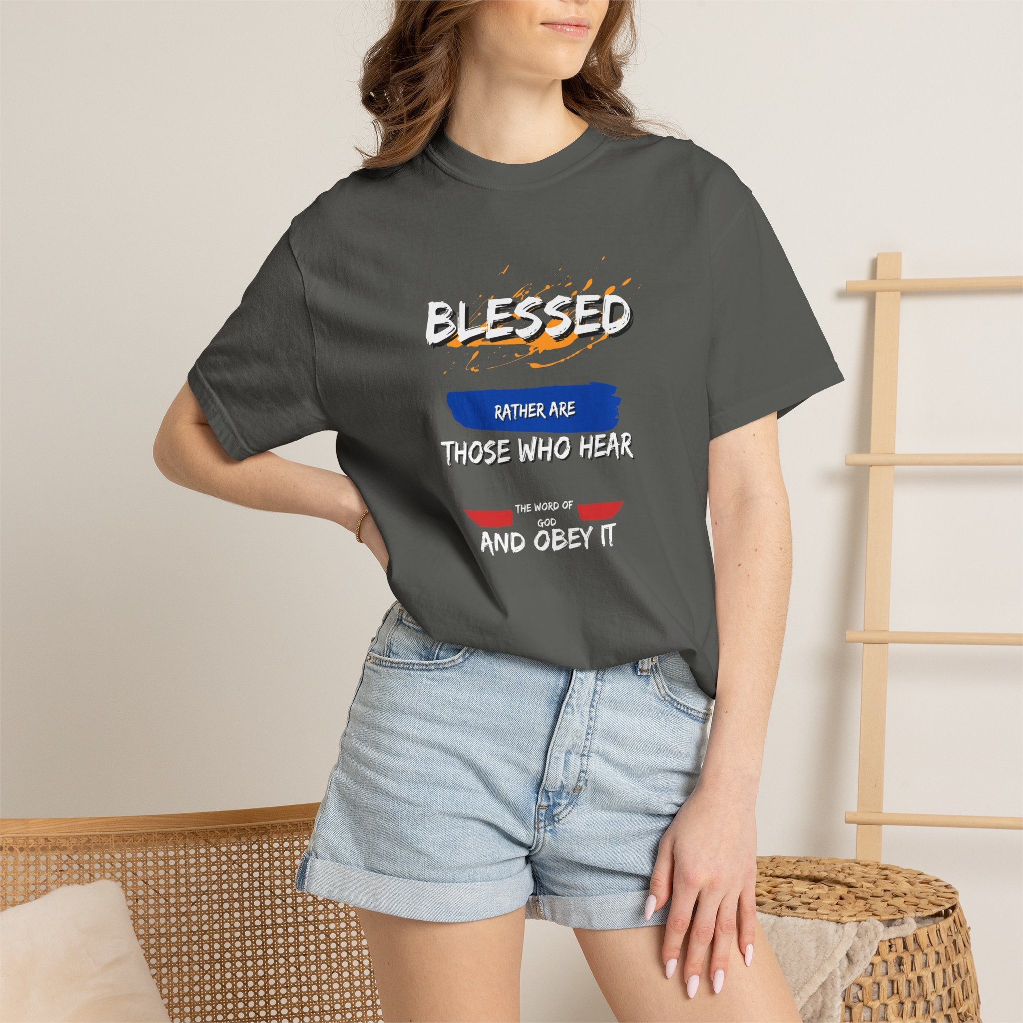 Blessed Are Those Who Help T-Shirt — Inspirational Christian Tee