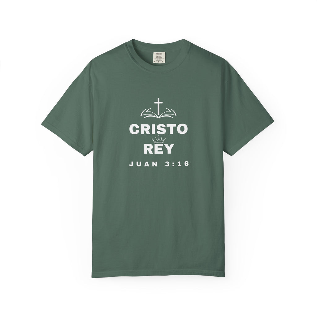 Cristo Rey Juan 3:16 T-Shirt — Christian Faith Tee