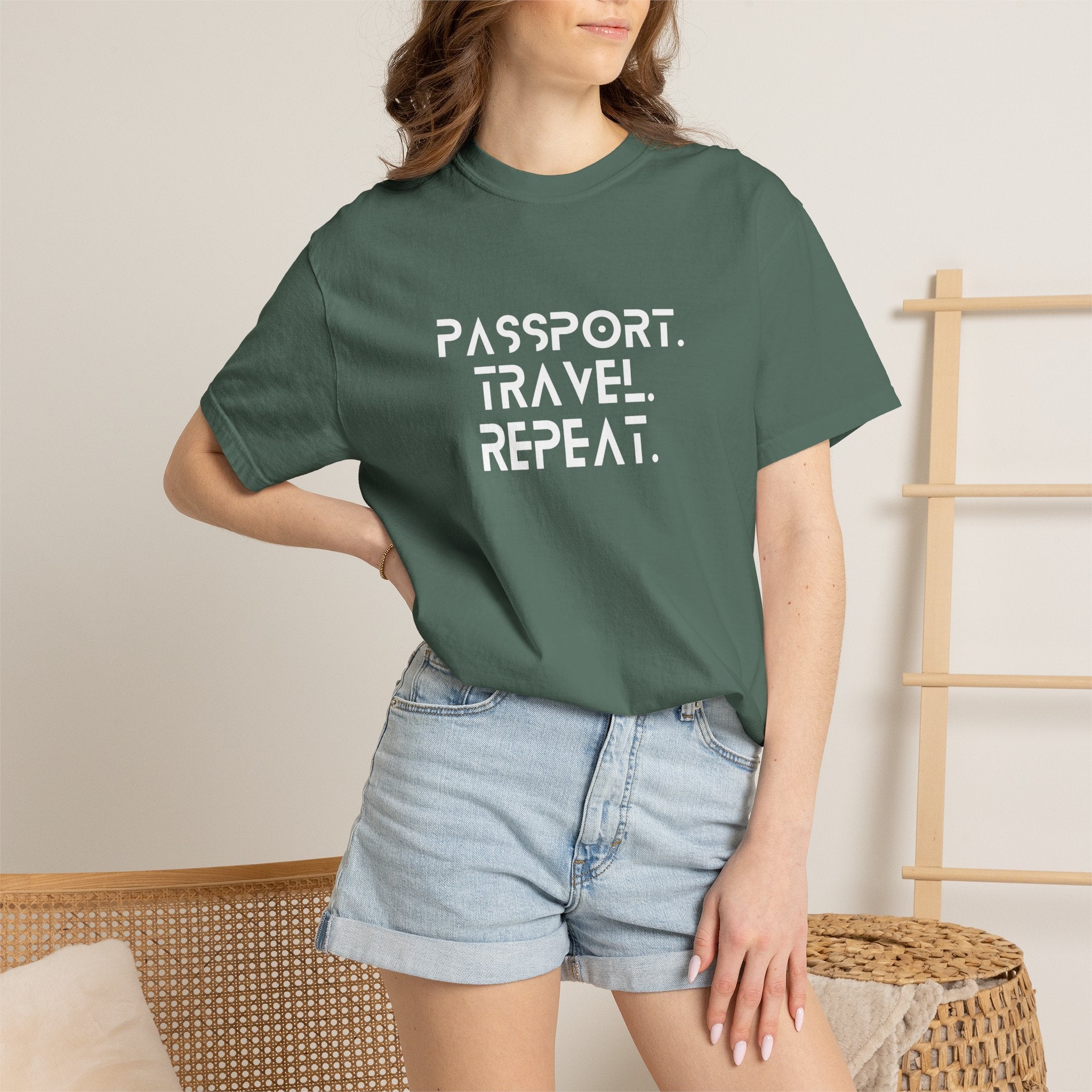 Passport Travel Repeat T-Shirt