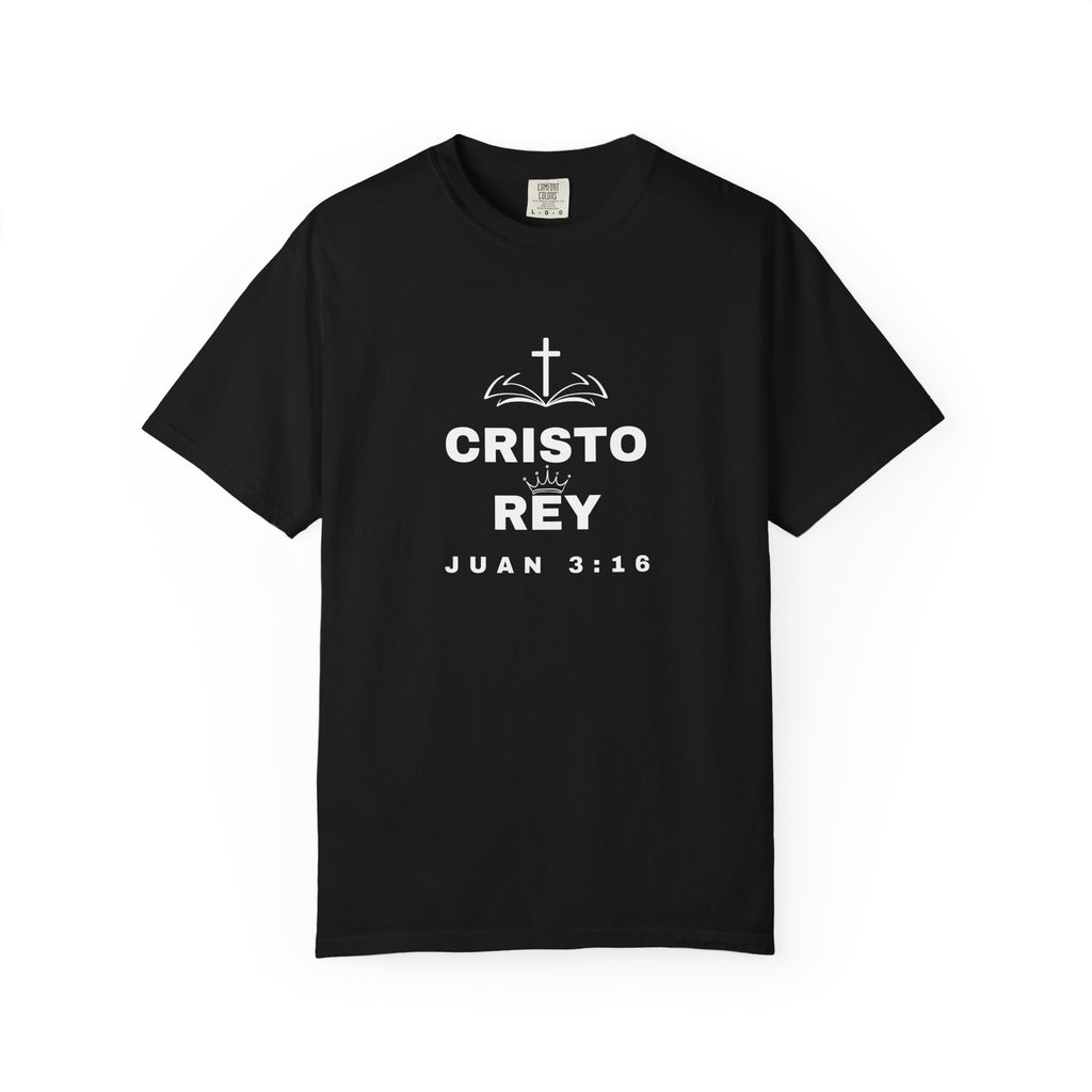 Cristo Rey Juan 3:16 T-Shirt — Christian Faith Tee