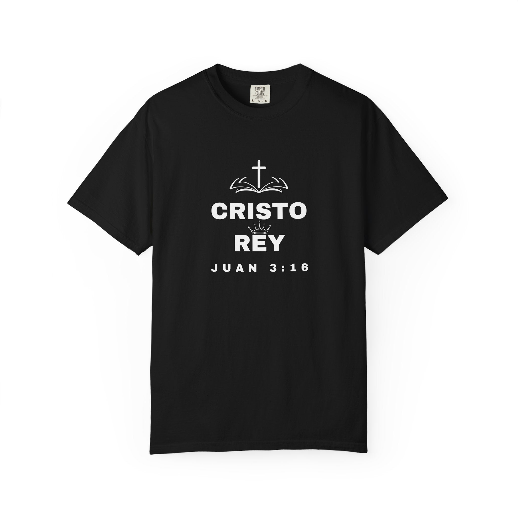 Cristo Rey Juan 3:16 T-Shirt — Christian Faith Tee