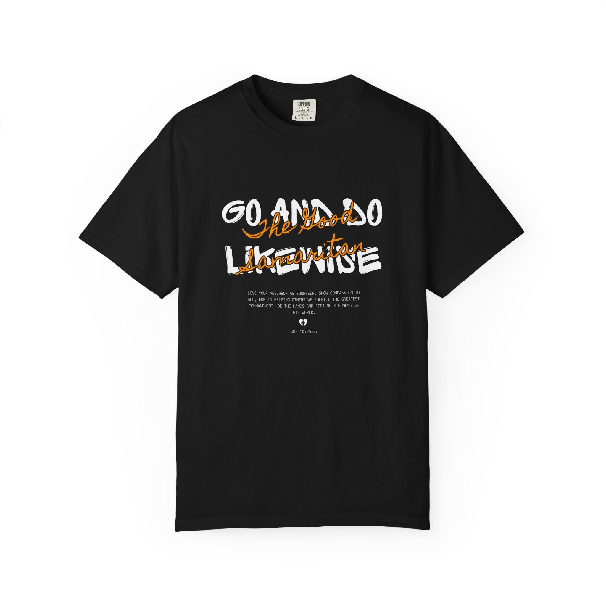 The Good Samaritan T-Shirt — Vintage Script Christian Tee