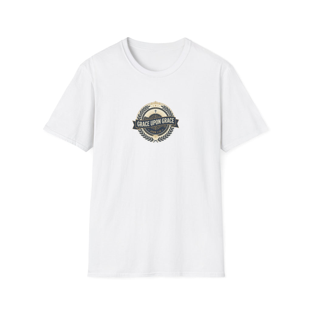 Grace Upon Grace T-Shirt — Vintage Faith Christian Tee