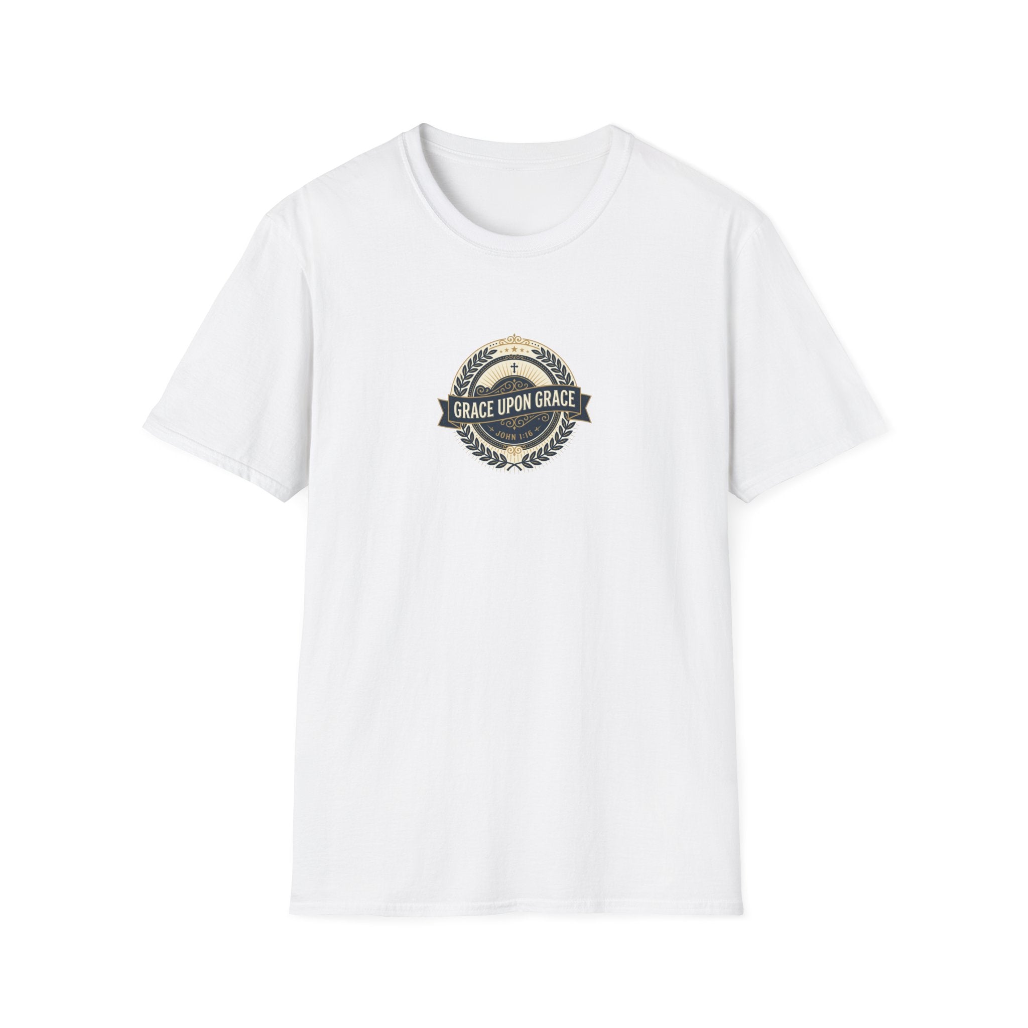 Grace Upon Grace T-Shirt — Vintage Faith Christian Tee